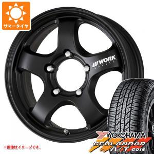 5本セット ジムニー JB64W用 2024年製 サマータイヤ ヨコハマ ジオランダー A/T G015 215/70R16 100H ブラックレター ワーク クラッグ S1J 5.5-16