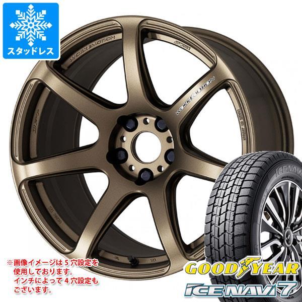 スタッドレスタイヤ グッドイヤー アイスナビ7 215/40R18 89Q XL ワーク エモーショ...