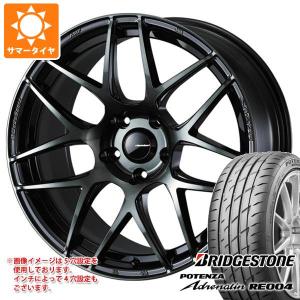 サマータイヤ 225/40R18 92W XL ブリヂストン ポテンザ アドレナリン RE004 ウェッズスポーツ SA-27R 7.5-18｜tire1ban