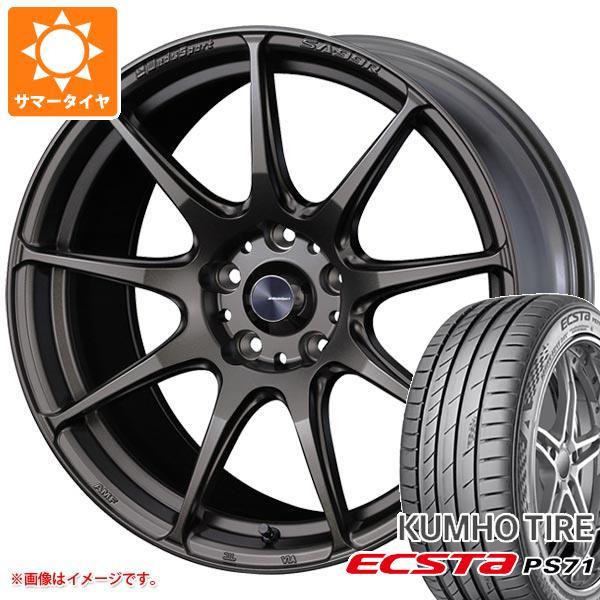 サマータイヤ 245/45R18 100Y XL クムホ エクスタ PS71 ウェッズスポーツ SA...