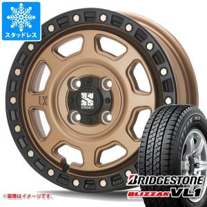 NV200バネット M20用 スタッドレス ブリヂストン ブリザック VL1 165R14 8PR (165/80R14 97/95N相当) MLJ エクストリームJ XJ07｜tire1ban