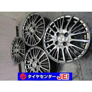 14インチ ヴェルザンディ 100 5.5J+45 コンパクトカー 中古アルミホイール【4本セット】送料無料(A14-4576）