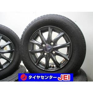 13インチ バリ溝 155/65R13 4J+45 100 2022年製 軽自動車 中古 