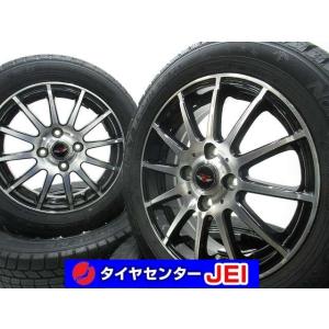 14インチ バリ溝 155/65R14 4.5J+45 100 軽自動車 中古スタッドレス 