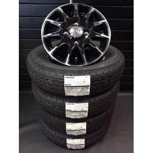 2026年製】ブリヂストン K370 145/80R12 80/78+JP205 4Jx12 +42 4H100