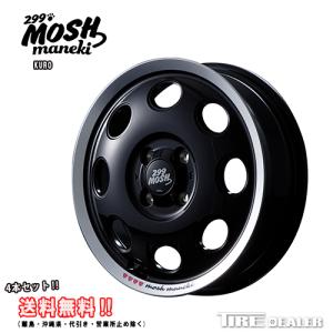 moeさま専用 マルカサービス ホイール4本セット MID 299 MOSH MANEKI (KURO) 14