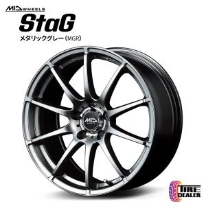 シュナイダー MID WHEELS StaG スタッグ 15インチ 6.0J インセット:50