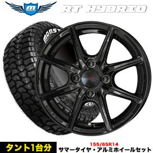 MONSTA TYRES N-BOX/N-WGN/N-ONE等 タイヤ＆ホイール4本SET MONSTA RT
