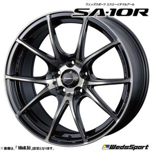 Weds ウェッズ WedsSport ウェッズスポーツ SA-10R 18インチ リム幅8.5J インセット+45 5穴 PCD100 ZBB