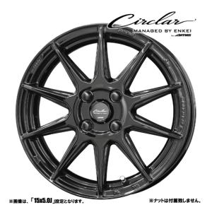 4本セット 共豊  CIRCLAR サーキュラー C10R 17インチ リム幅7.0J 7J インセット+45 4穴 PCD100 グロスブラック｜tireichiba