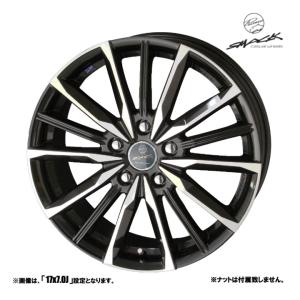 ☆【引取のみ】アルミタイヤ4本セット 235 / 55R18 インチ/ 5穴 YOKOHAM PIRADA / ノーマル SMACK 共豊 4本セット SMACK VALKYRIE スマック ヴァルキリー 18インチ リム