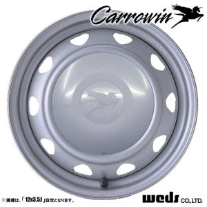 キャロウィン スチールホイール(4本) 12×4.00B +40 12H PK-401F 14029