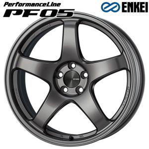 4本セット ENKEI エンケイ PerformanceLine PF05 パフォーマンスライン 17インチ リム幅7.5J インセット+45 5穴 P.C.D100 DS（ダークシルバー)｜tireichiba