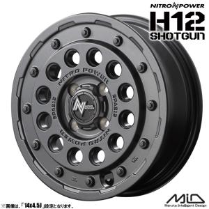 ナイトロ パワー H12 ホイールタイヤ 4本セット 15インチ マルカサービス 4本セット M.I.D マルカ NITRO POWER ナイトロパワー