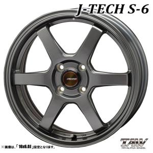 ホイール4本セット TRYALPHA トライアルファ J-TECH S-6 ジェイテック 13インチ リム幅4.0J インセット+43 4穴 PCD100 ガンメタ｜タイヤ市場ショッピング