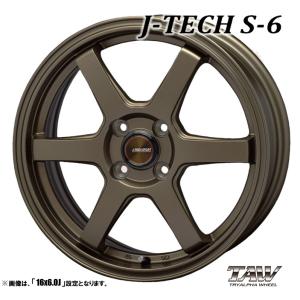ホイール4本セット TRYALPHA トライアルファ J-TECH S-6 ジェイテック