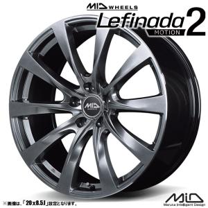 4本セット Lefinada レフィナーダ MOTION2 18インチ リム幅8.0J インセット+45 5穴 PCD114.3 MID マルカサービス LEXUS レクサスIS 30系後期 14R 球面座 専用｜tireichiba