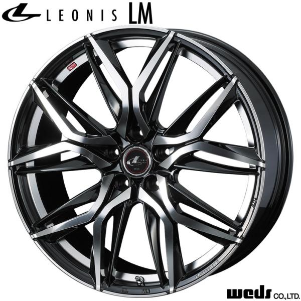 Weds ウェッズ LEONIS レオニス LM 19インチ リム幅7.5J インセット+48 5穴...