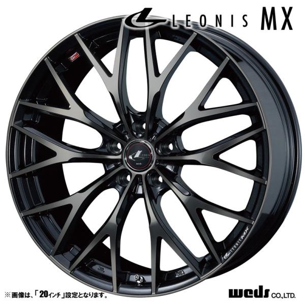 4本セット Weds ウェッズ LEONIS レオニス MX 17インチ リム幅7.0J インセット...