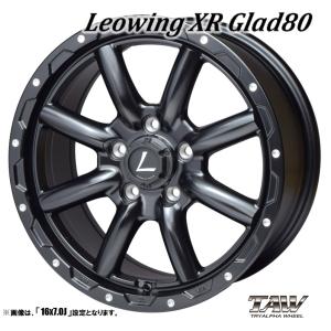 TRYALPHA Leowing XR-Glad80 16インチ 6.5J +38 6-139.7 セミグロス