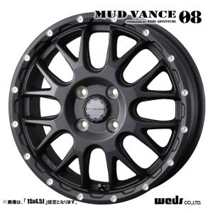 WEDS（ウェッズ） ホイール4本セット MUD VANCE 08 マッドヴァンス 15