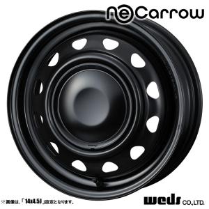 4本セット Weds ウェッズ NeoCarrow ネオキャロ 14インチ リム幅4.5J インセット+45 8穴 PCD 100 114.3 セミマットブラックキャップ【法人様宛て送料無料】｜タイヤ市場ショッピング