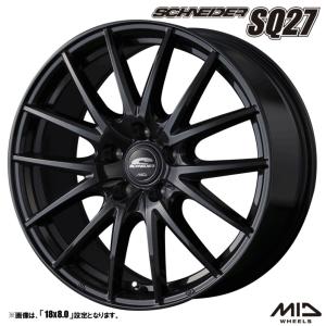 17インチ社外アルミ4本セット マルカサービス ホイール4本セット MID WHEELS SQ27 17インチ