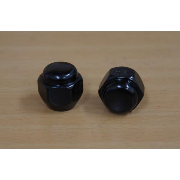 三菱、マツダ、ダイハツ用 【1個価格】 2ピースショートナット　12X1.5 21H ブラック ※送...