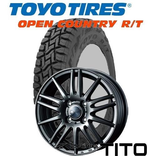 軽トラ、軽バン ホンダ球面ナット対応 145/80R12 TOYO/OPEN COUNTRY R/T...