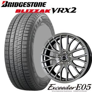 195 65r15 Eurospeed プリウス アリオン E05 エクシーダー Pcd 100 Bridgestone Vrx2 r15vrxee05 タイヤマート24ヤフー店 アルミ付4本セット タイヤ ホイール Blizzak 車 バイク 自転車 15x6 0 E05 5穴 Exceeder