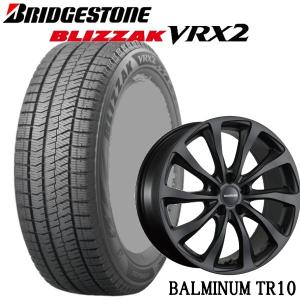 195/65R15 ステップワゴン・ノアなど【アルミ付4本セット】 BRIDGESTONE BLIZZAK VRX2 15X6.0　5穴　PCD：114.3 +50 BALMINUM TR10/バルミナ TR10｜tiremart24