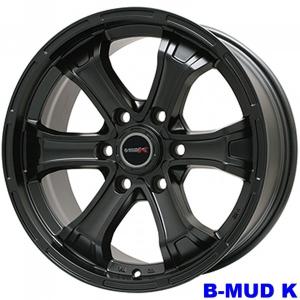 BIGWAY B-MUD K 18インチ 8.0J +25 6-139.7 マットブラック 4本で送料 