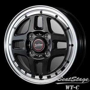 BLEST Beat Stage WT-C 12インチ 4.00B +43 4-100 セミグロスブラック