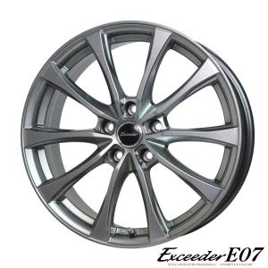 ライズ、ロッキーハイブリット【アルミ単品4本価格】Exceeder E07/エクシーダー E07 16X6.0J　5穴 PCD：100