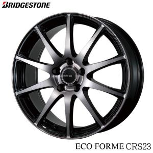 ６０系プリウス　平座ナット用【アルミホイール単品4本価格】BRIDGESTONE　ECO FORME CRS23/エコフォルムCRS23　19X6.5J　5/114.3　