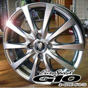 ★軽自動車★【アルミ単品4本価格】EUROSPEED G10/ユーロスピードG10 14X4.5J　...