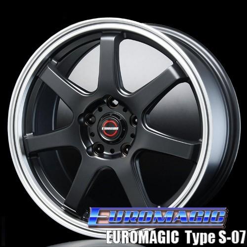 新型シエンタなど【アルミ単品4本価格】 EUROMAGIC Type S-07 15x6.0J　5穴...