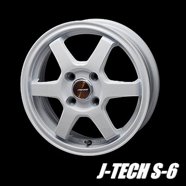 新型シエンタ【アルミ単品4本価格】J-TECH S-6/ジェイテックS-6 15X6.0J　5穴 P...