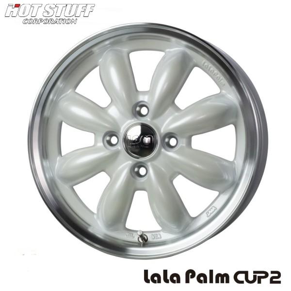 ★軽自動車★【アルミ単品4本価格】LaLa Palm CUP2/ララパームカップ2 14X4.5J　...