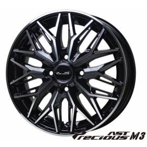 軽自動車【アルミ単品4本価格】Precious AST M3/プレシャス アスト M3 15X4.5J　4穴 PCD：100bp