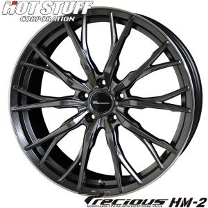 アルファード・クラウンなど【アルミ単品4本価格】Precious HM-2/プレシャス HM-2 18X8.0J　5穴 PCD：114.3｜tiremart24