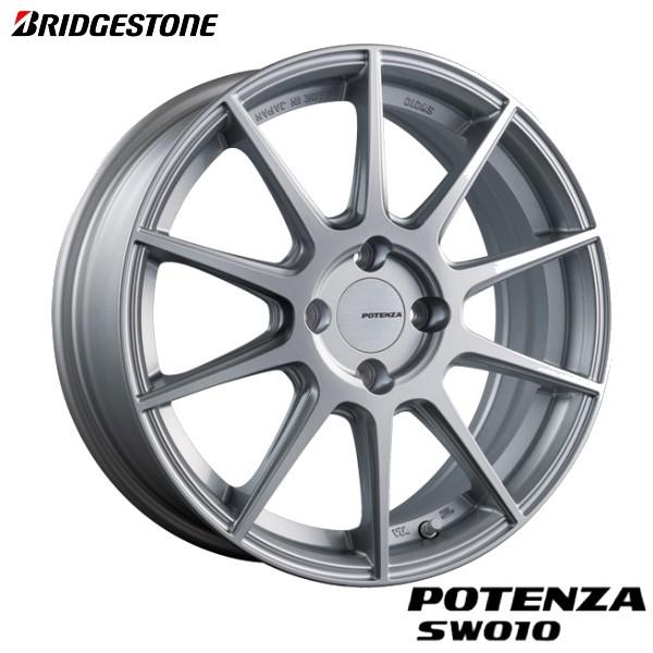 軽自動車N-ONE/アルトワークスなど【アルミ単品4本価格】BRIDGESTONE　POTENZA ...