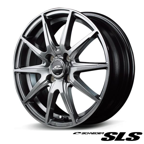 軽トラ＆軽バン【アルミ単品4本価格】SCHNEIDER SLS/シュナイダー SLS 13X4.00...