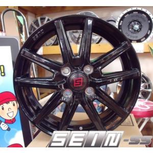 軽トラ＆軽自動車【アルミ単品4本価格】 SEINss/ザインｓｓ 13X4.00B　4穴 PCD：100｜tiremart24