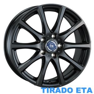 新型シエンタ【アルミ単品4本価格】LA STRADA TIRADO ETA/ラ・ストラーダ ティラード イータ 15X6.0J　5穴 PCD：100