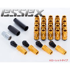 6穴車用 24個 ESSEX エセックス 2ピースシェルナット ロング