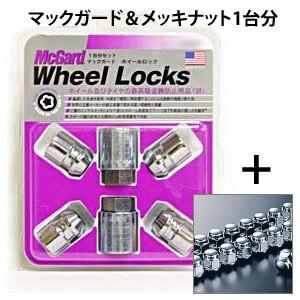 最強ロック マックガードメッキロックナットセット1台分(盗難防止