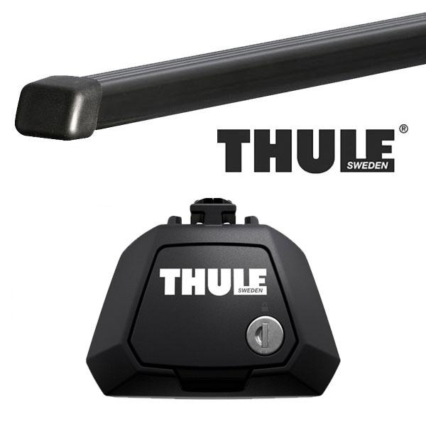 THULE フォルクスワーゲン ゴルフ7/ヴァリアント ルーフレール付 14〜21 ルーフキャリア取...