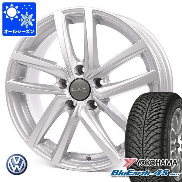 VW ゴルフヴァリアント CD系用 オールシーズンタイヤ ヨコハマ ブルーアース4S AW21 22...