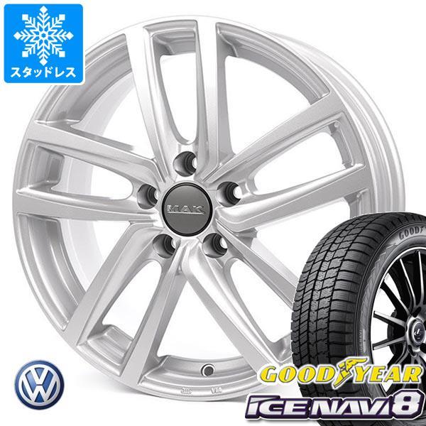VW パサートオールトラック 3CD系用 スタッドレス グッドイヤー アイスナビ8 245/45R1...